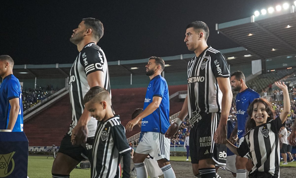 Cruzeiro x Atlético no Parque do Sabiá, em Uberlândia (foto: Pedro Souza/Atlético)