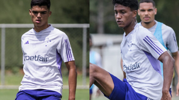 Jogadores da base do Cruzeiro (foto: Gustavo Aleixo/Cruzeiro)