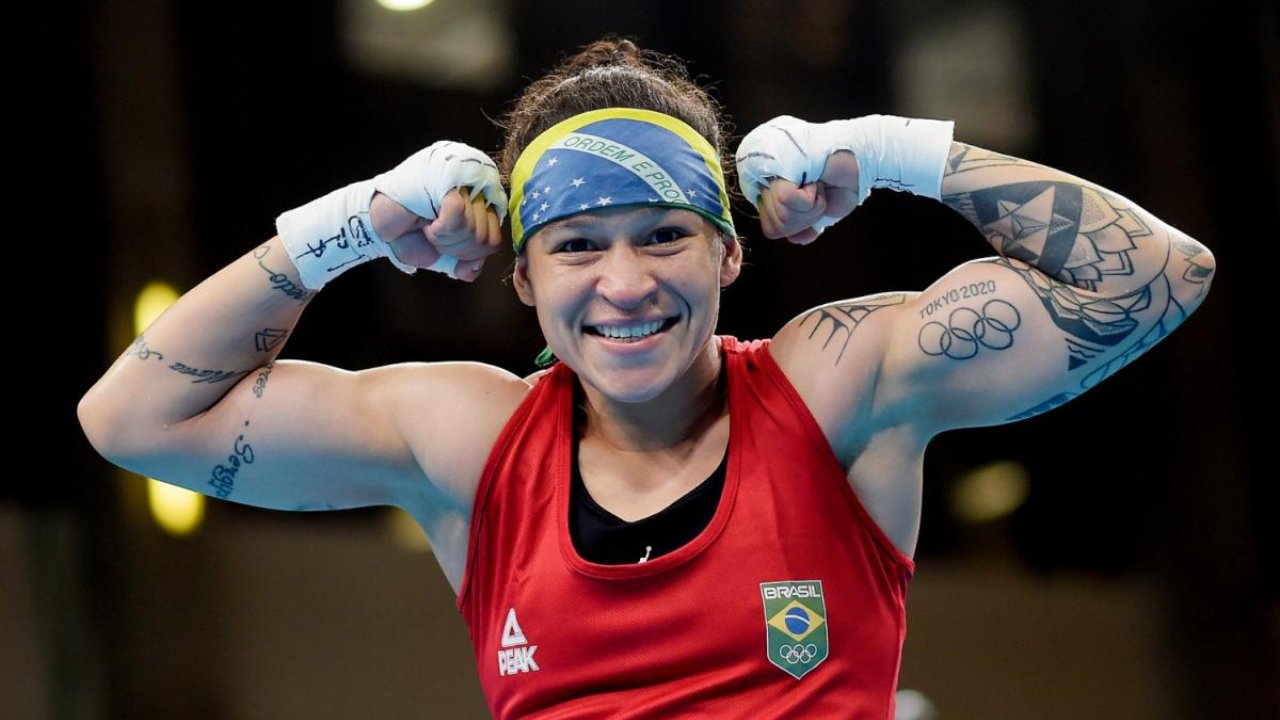 Bia Ferreira garantiu medalha no Pan-Ameri (foto: Alexandre Loureiro/COB)