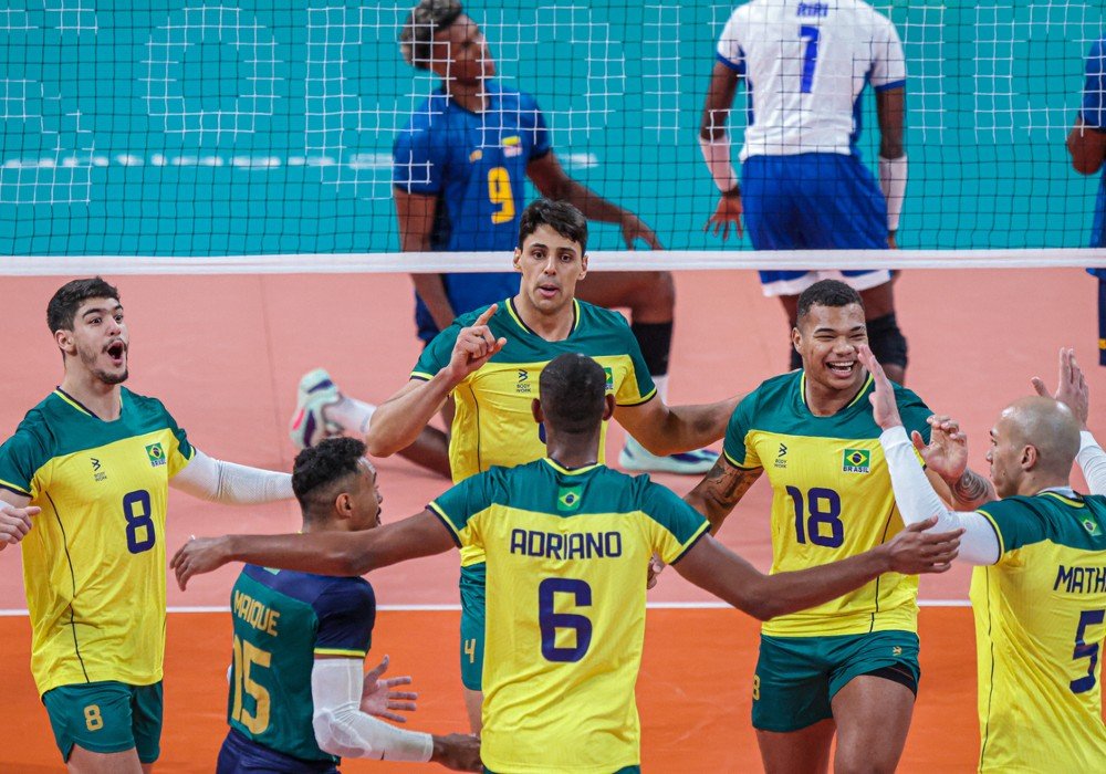 Brasil Pan volei (foto: Wander Roberto/COB)