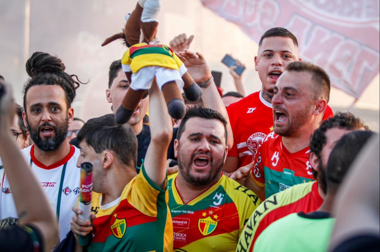 Torcedores do Brusque (foto: Divulgação/Brusque)