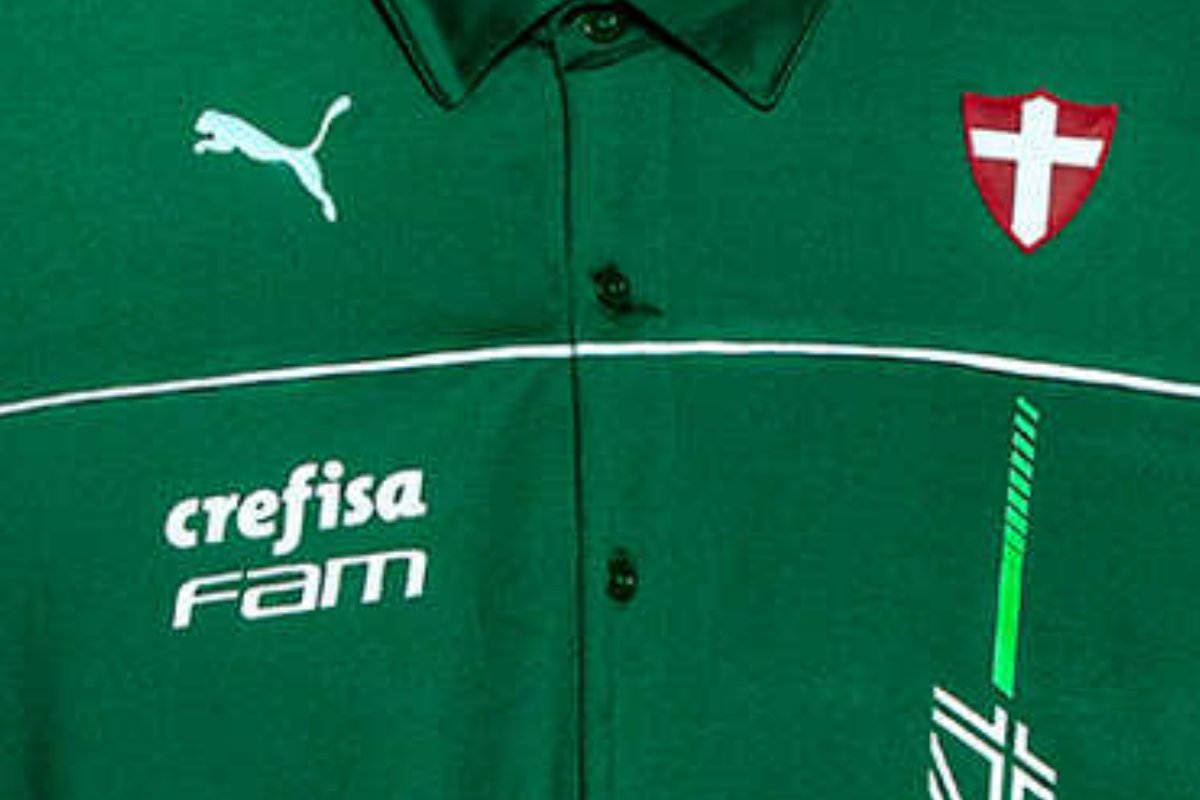 Detalhe da camisa do Palmeiras (foto: Reproduçao)