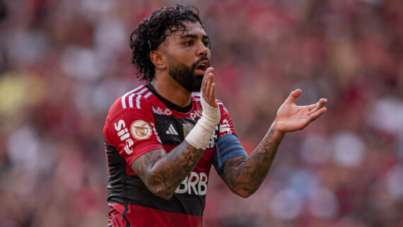 Gabigol está perto de renovar contrato com o Flamengo (foto: Paula Reias/Flamengo)