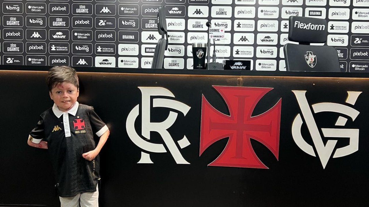 Gui, xodó da torcida do Vasco (foto: Reprodução/Redes Sociais)