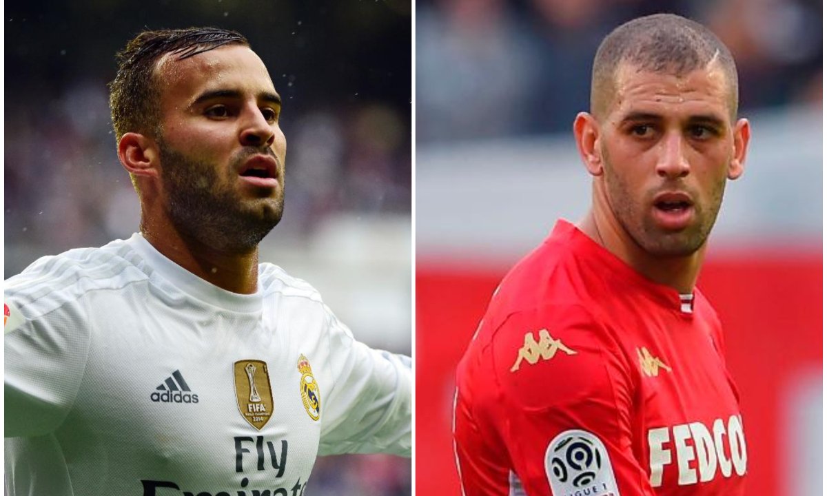 Jesé Rodriguez no Real Madrid e Slimani no Monaco (foto: AFP)