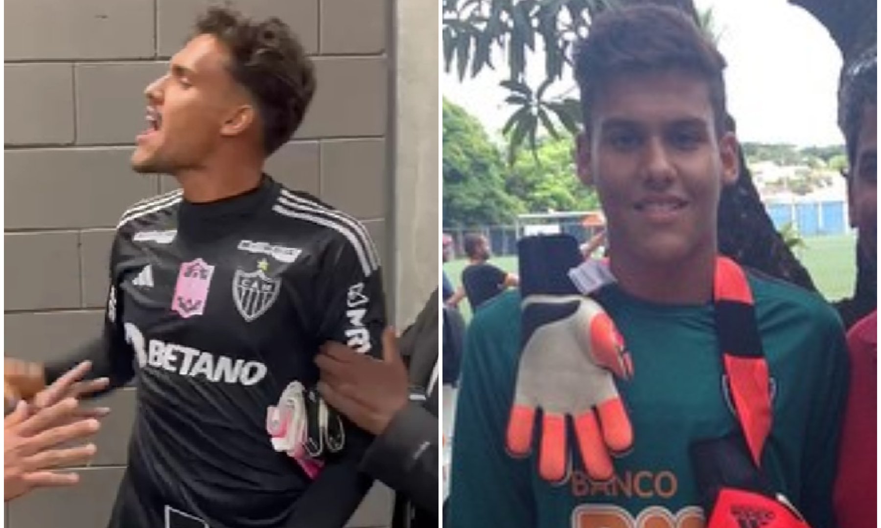 Matheus Mendes, goleiro do Atlético (foto: Reprodução)
