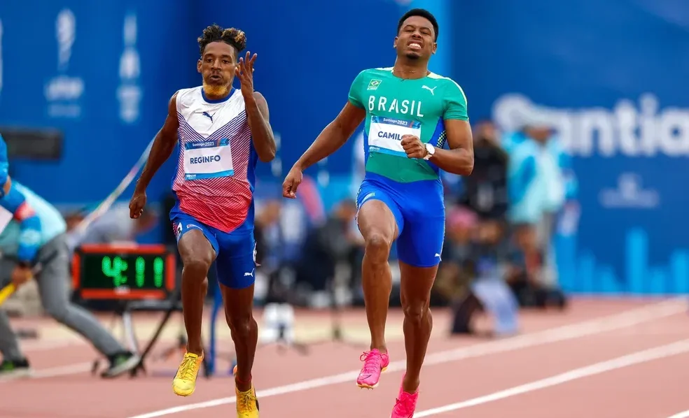 Paulo André participou das semifinais do Pan de Santiago (foto: Wagner Carmo/CBAt)