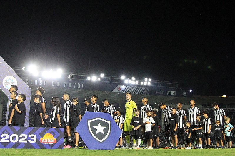 Botafogo perdeu para o Grêmio (foto: Vitor Silva/Botafogo)