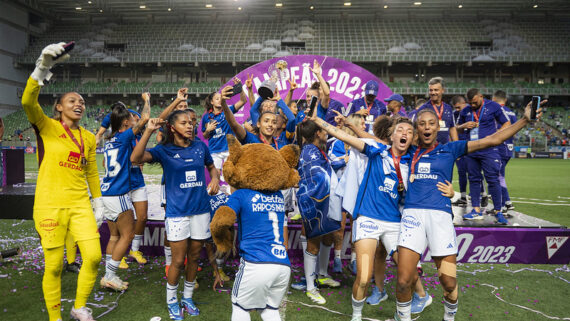 Cruzeiro conquistou o Mineiro Feminino ao vencer o Atlético por 1 a 0 (foto: Staff Images Woman / Cruzeiro)