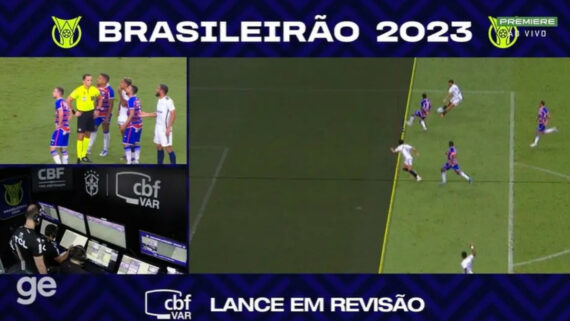 Fortaleza 0 x 1 Cruzeiro, no Castelão (foto: Reprodução/Premiere)