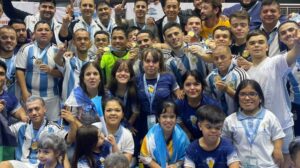 Seleção Argentina é campeã da Copa do Mundo de Futsal de Nanismo (foto: Seleção Argentina de Nanismo/Divulgação)