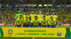 Seleção Brasileira ocupa a sexta posição nas Eliminatórias para a Copa de 2026 - Crédito: 