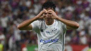Bruno Rodrigues marcou o único gol da vitória do Cruzeiro sobre o Fortaleza - Crédito: 