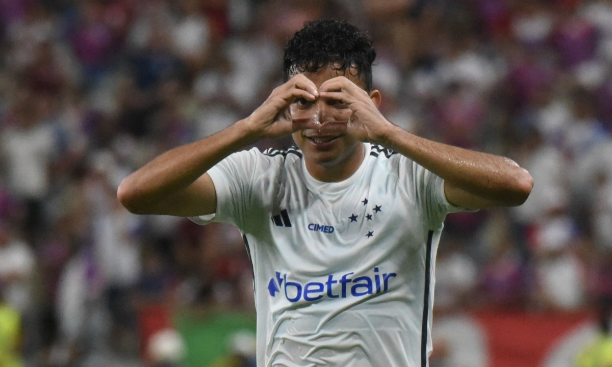 Bruno Rodrigues comemorando gol (foto: Staff Images/Cruzeiro)