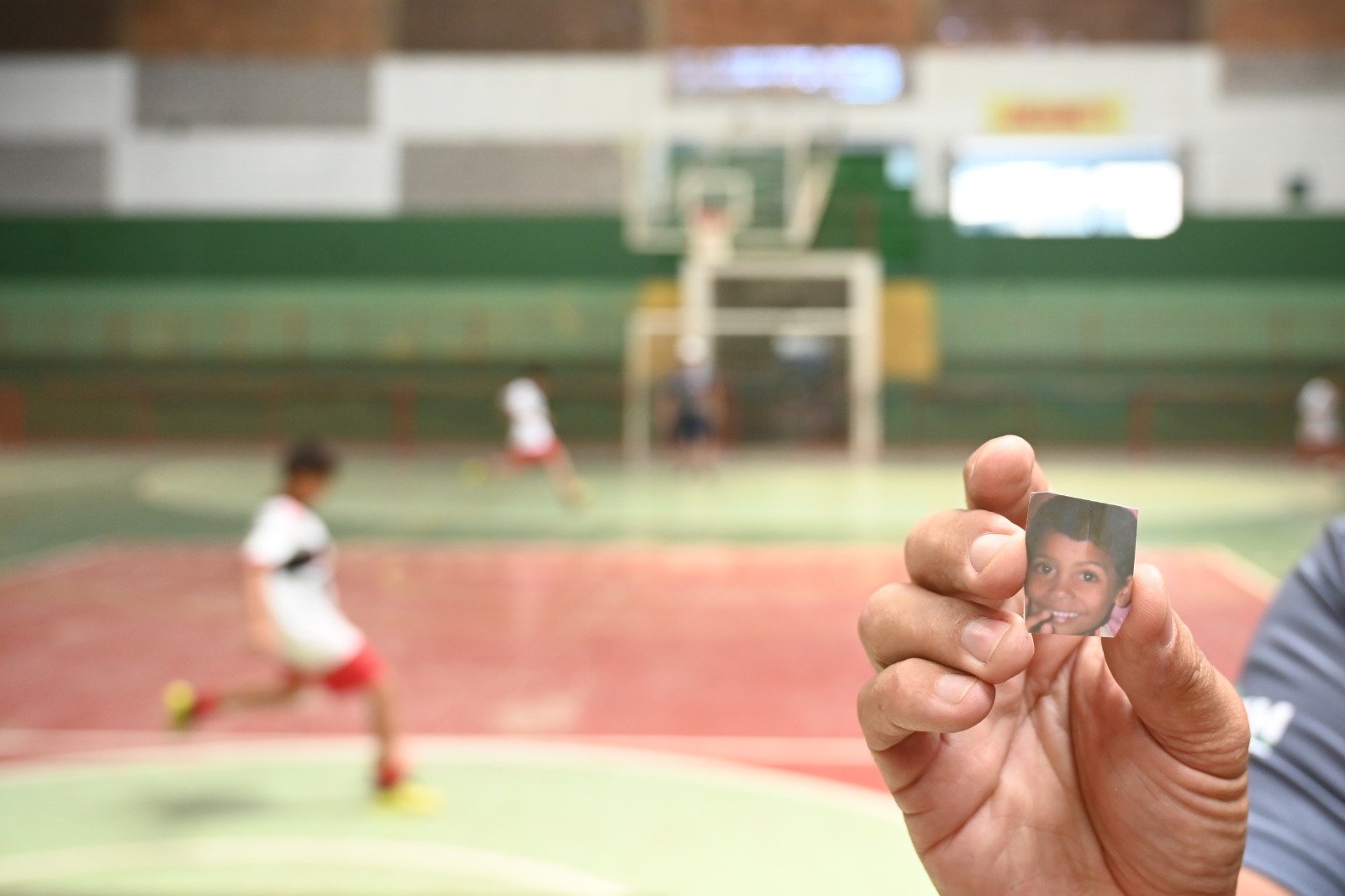 Foto do pequeno John Kennedy (foto: Leandro Couri/EM/D.A. Press)