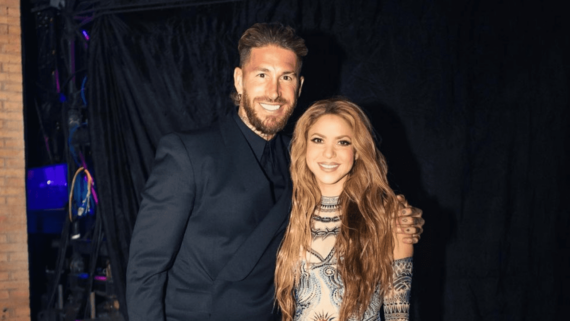 Zagueiro Sergio Ramos e cantora Shakira (foto: Reprodução Instagram)