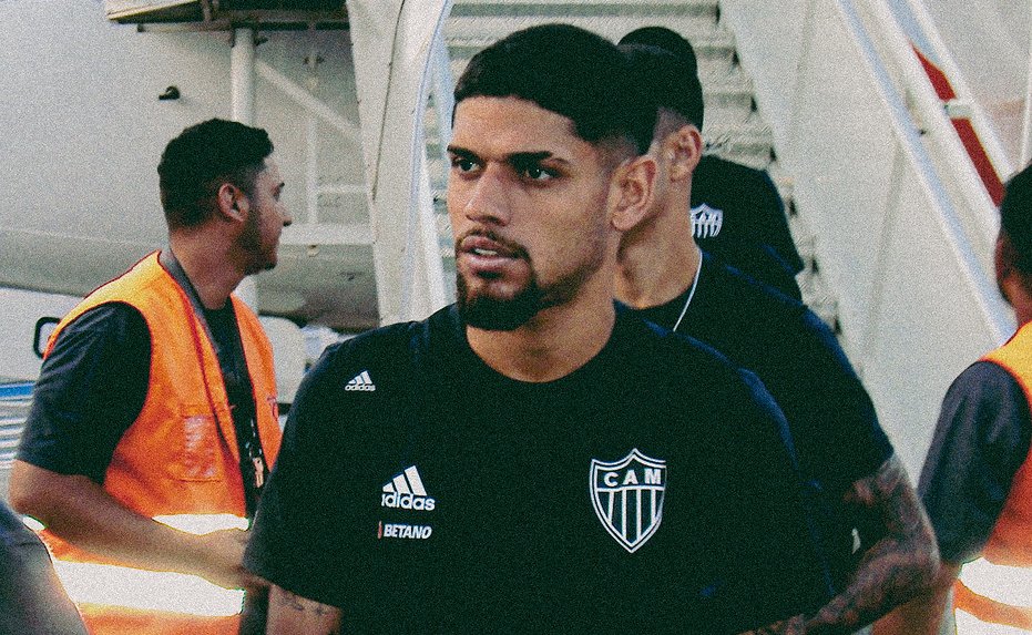 Rubens, lateral-esquerdo/meio-campista do Atlético (foto: Pedro Souza/Atlético)