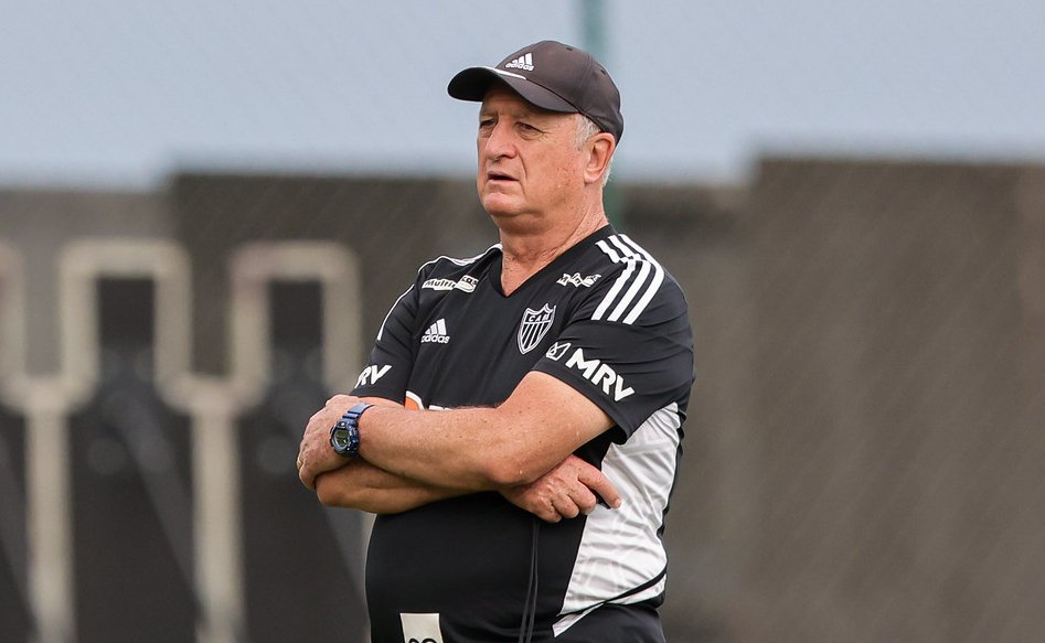 Felipão, técnico do Atlético (foto: Pedro Souza/Atlético)