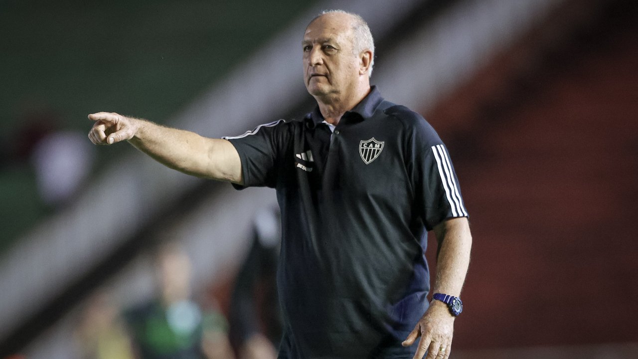 Felipão no Parque do Sabiá (foto: Pedro Souza / Atlético)