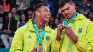 Time masculino de vôlei venceu Argentina e conquistou ouro - Crédito: 
