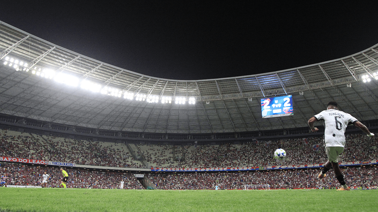 Arena Castelão durante partida entre Fortaleza e Botafogo (foto: Vítor Silva/Botafogo)