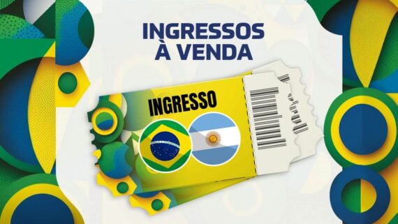 Ingressos para Brasil e Argentina (foto: Divulgação/CBF)