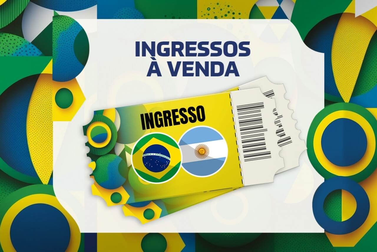 Ingressos para Brasil e Argentina (foto: Divulgação/CBF)