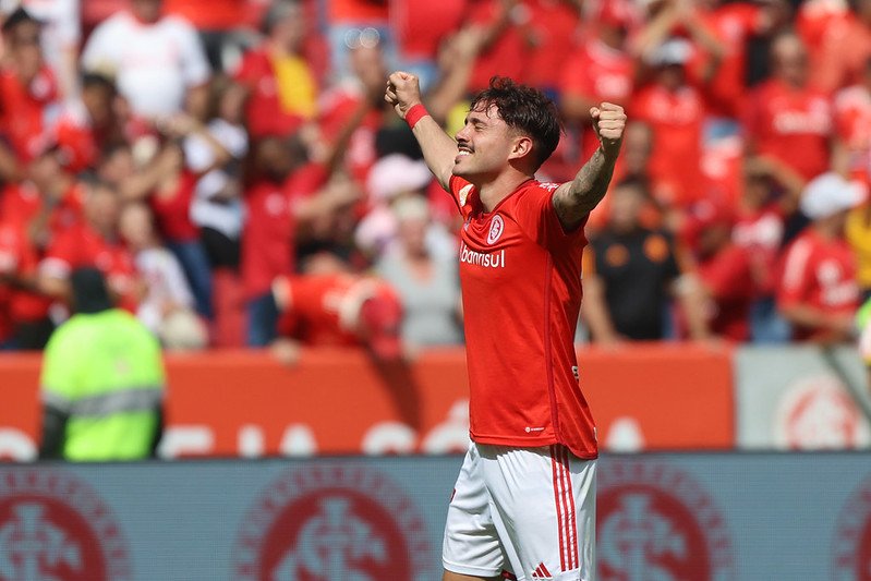 Maurício pode deixar o Internacional em 2024 (foto: Ricardo Duarte/Internacional)