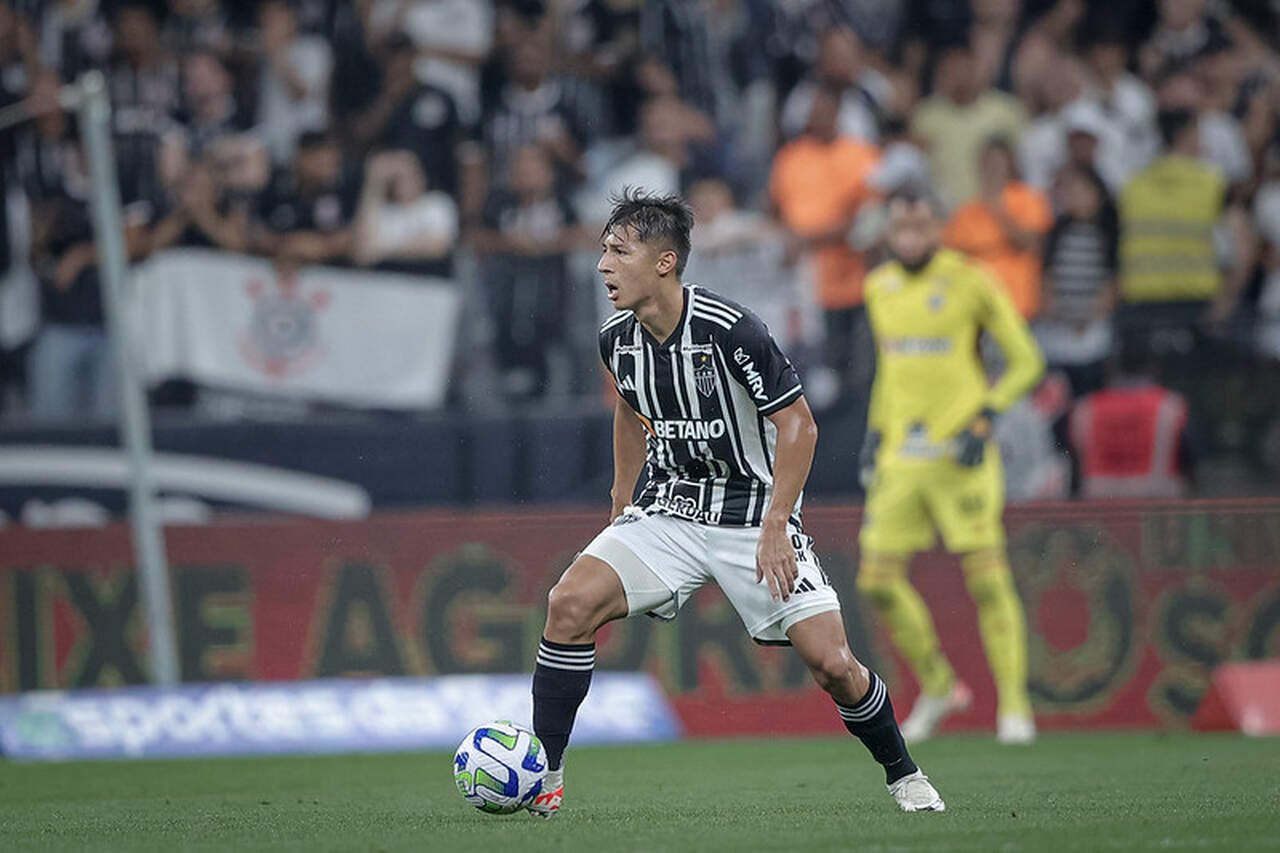Alan Franco em ação pelo Atlético (foto: Pedro Souza/Atlético)