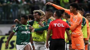 O Palmeiras goleou por 4 a 0 o América na noite desta quarta-feira (29), no Allianz Parque, pela 36ª rodada do Campeonato Brasileiro - Crédito: 