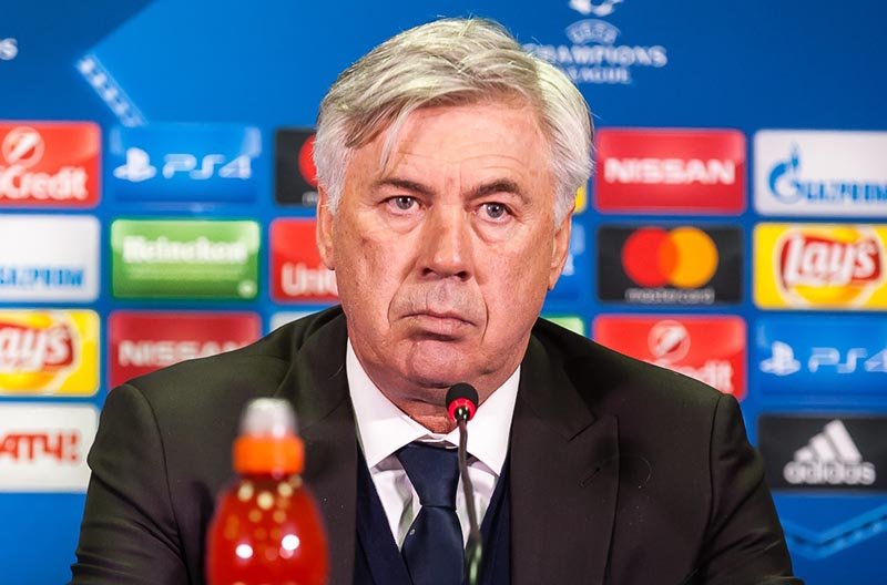 Ancelotti durante entrevista (foto: Cветлана Бекетова /commons.wikimedia.org)