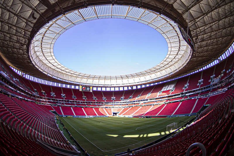 Estádio Mané Garrincha, em Brasília (foto: Paula Reis/Flamengo)