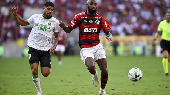 Flamengo e América empataram por 1 a 1 no Maracanã (foto: Marcelo Cortes/Flamengo)