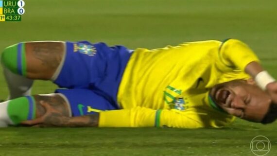 Atacante Neymar (foto: Reprodução/Globo)