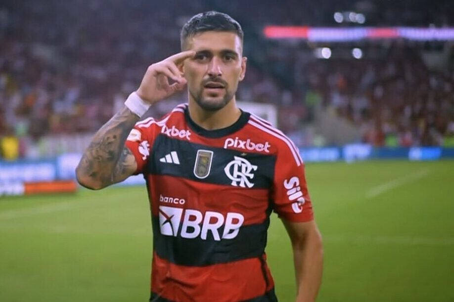 Arrascaeta em campo (foto: Reprodução)