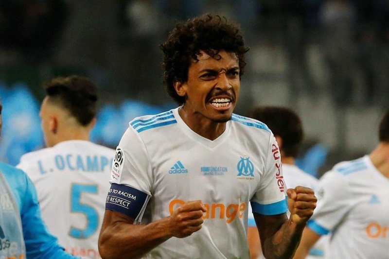 Luiz Gustavo no Olympique (foto: Foto: Divulgação/Olympique de Marseille)