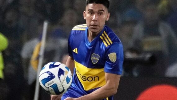 Pol Fernández, do Boca (foto: Divulgação/Boca Juniors)