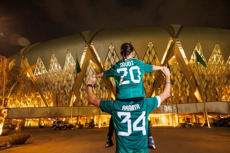 Arábia Saudita vai receber a Copa do Mundo em 2034 (foto: Divulgação/SAFF)