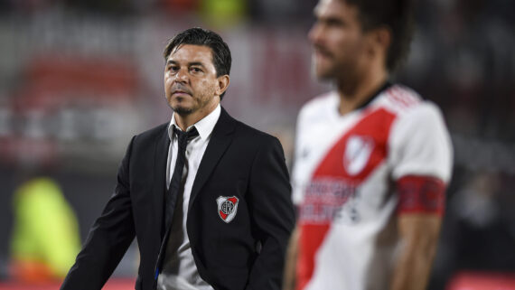 Marcelo Gallardo fez história no River Plate (foto: Marcelo Endelli/Getty Images)