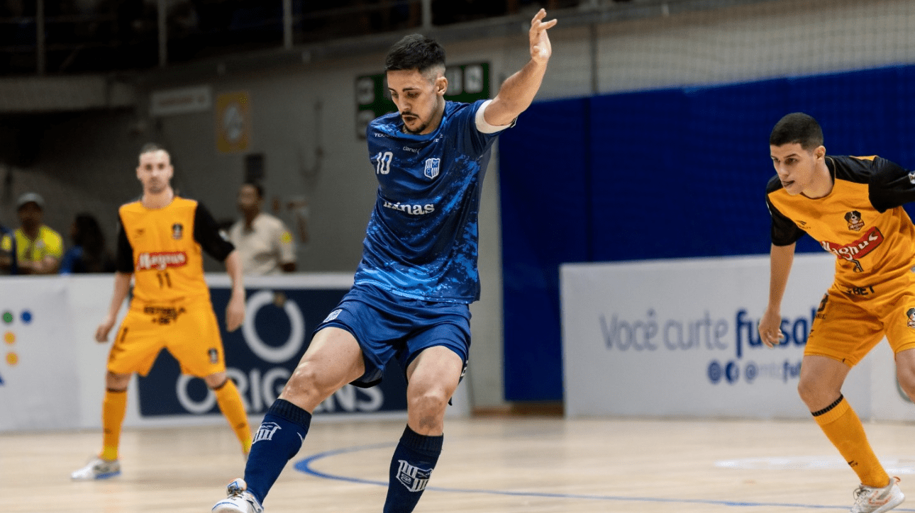 Luís, jogador de futsal do Minas (foto: Hedgard Moraes/Minas Tênis Clube)