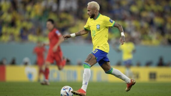 Neymar, atacante da Seleção Brasileira (foto: Lucas Figueiredo/CBF)