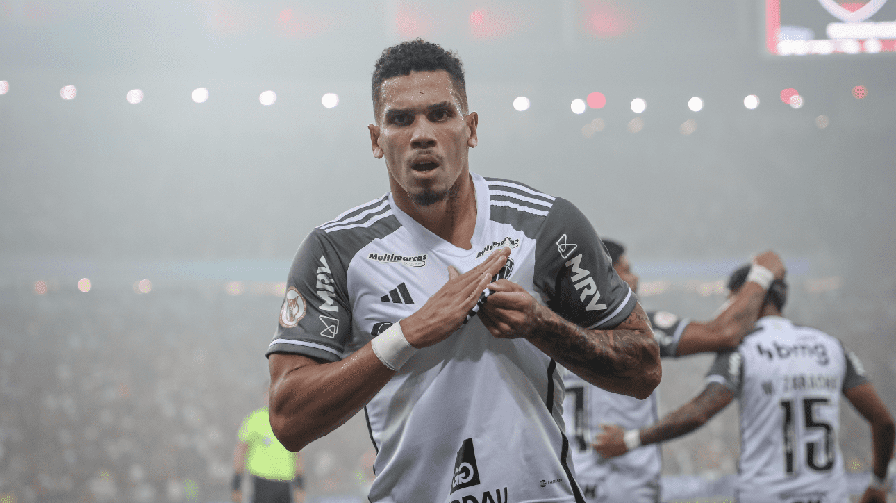 Paulinho, atacante do Atlético (foto: Pedro Souza/Atlético)