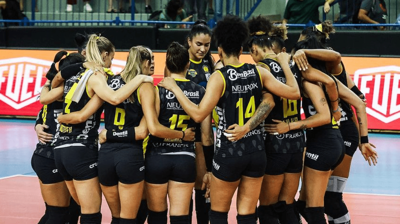 Jogadoras do Praia Clube (foto: Eliezer Esportes/Praia Clube)