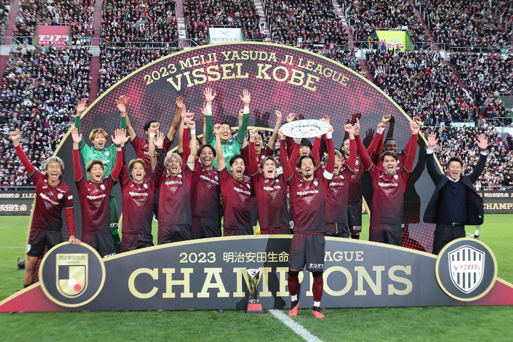 Vissel Kobe, campeão japonês (foto: STR / JIJI Press / AFP)