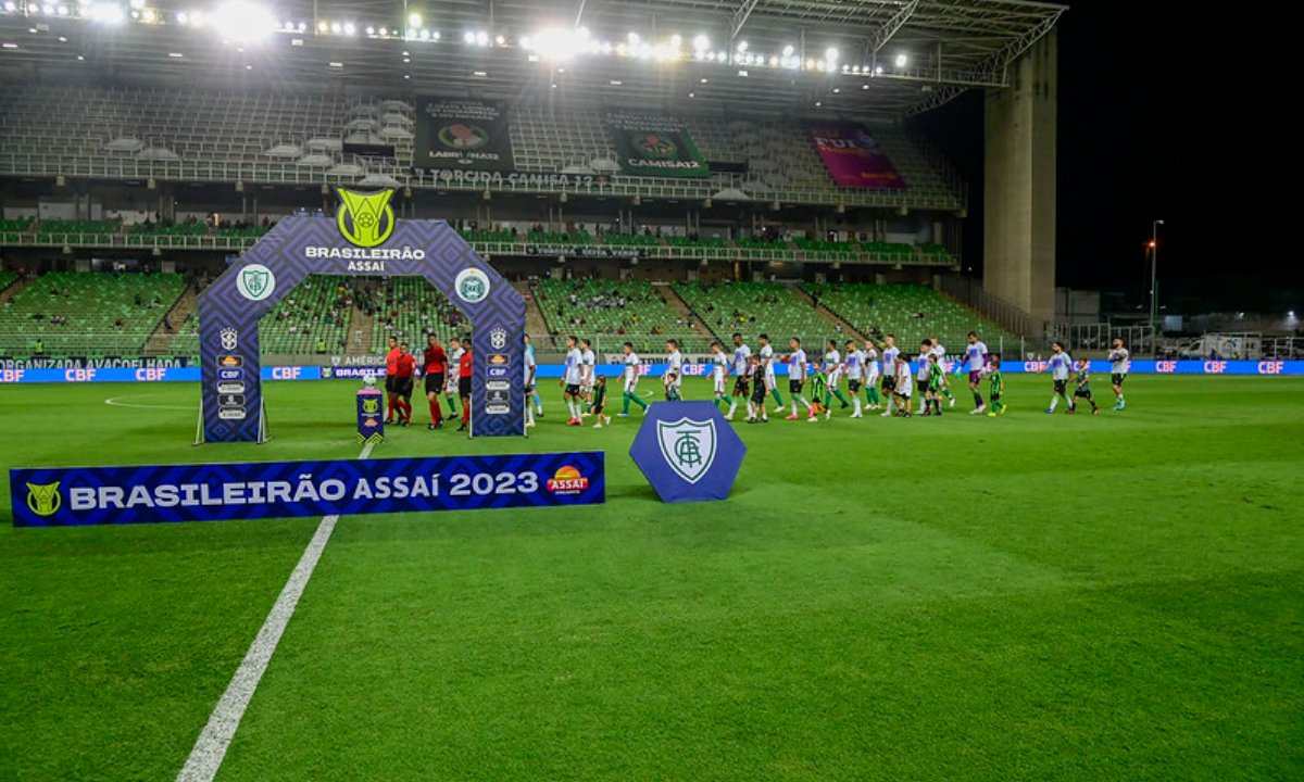 América em jogo pelo Brasileiro (foto: Mourão Panda/América)