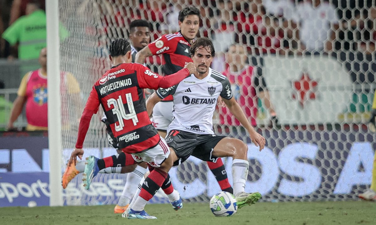 Flamengo e Atlético pela 36ª rodada do Brasileiro (foto: Pedro Souza/Atlético)