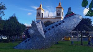 Obra natalina na Colômbia: avião que levava a Chapecoense se choca contra o solo - Crédito: 