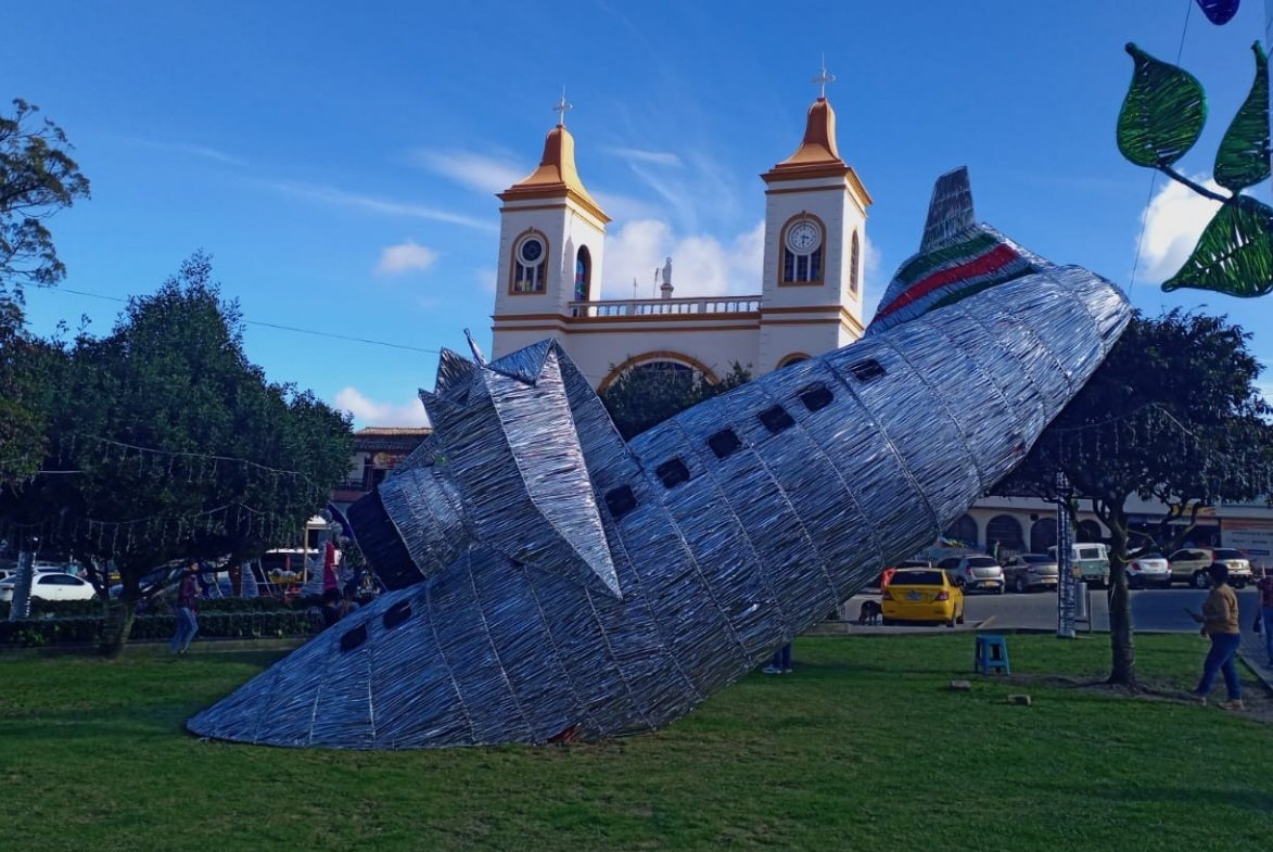 Obra natalina (foto: Reprodução)