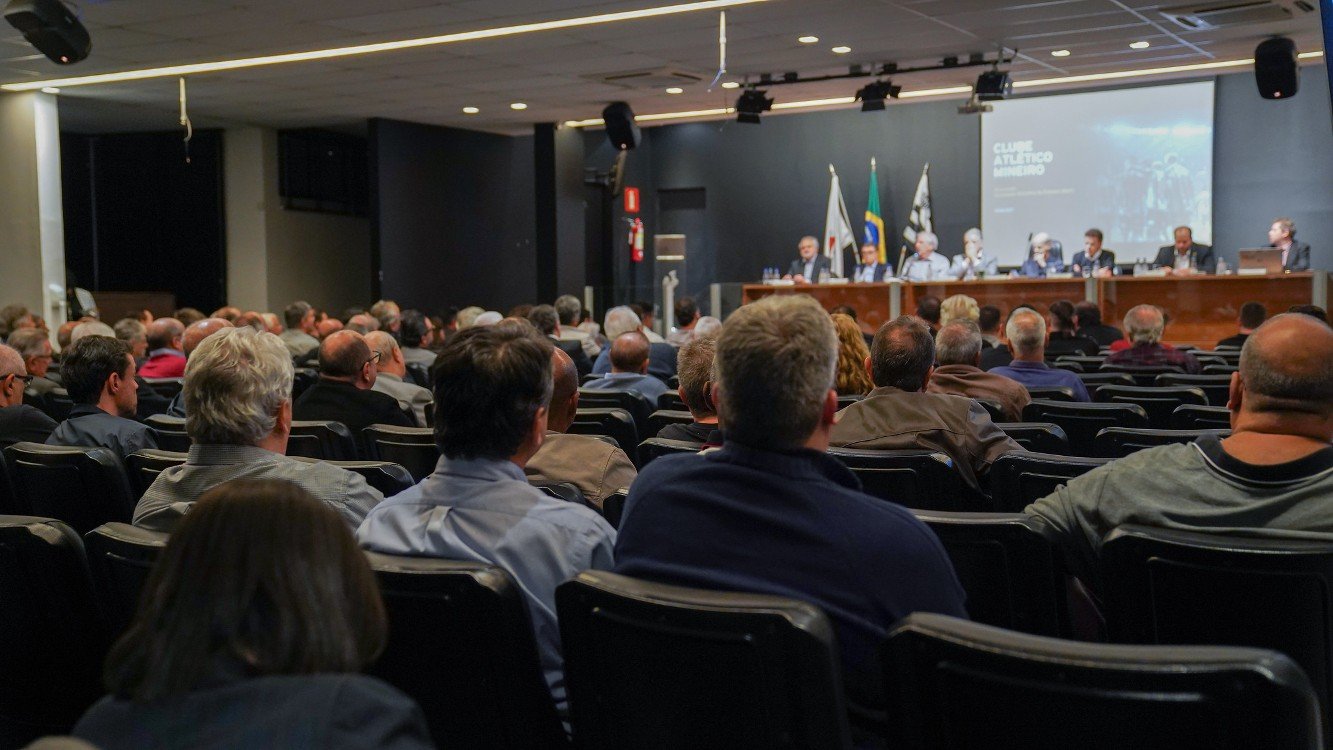 Conselho Deliberativo do Atlético durante reunião na sede do clube, em Belo Horizonte (30/6/2023) (foto: João Viegas/Atlético)