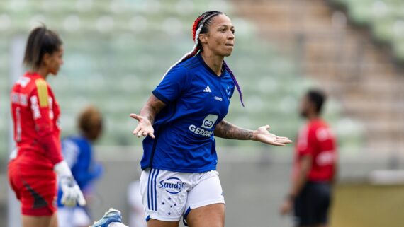 Byanca Brasil, atacante do Cruzeiro (foto: Staff Images/Cruzeiro)